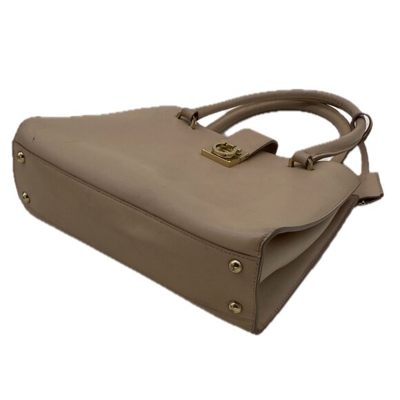 Salvatore Ferragamo Gancini Clasp Top Handle Bag | Leather | Made in Italy - Picture 6 of 10